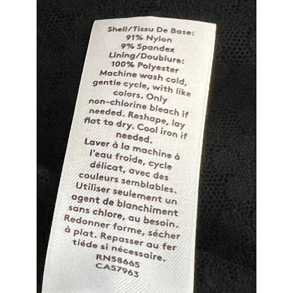 NWT Open Edit Floral Lace Bike Shorts In Black - Picture 11 of 11